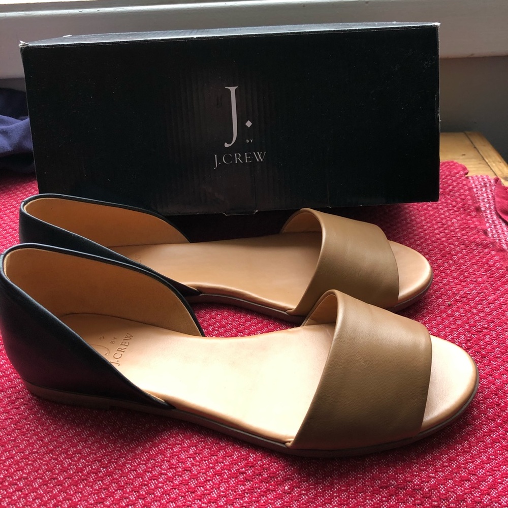 J Crew leather sandals